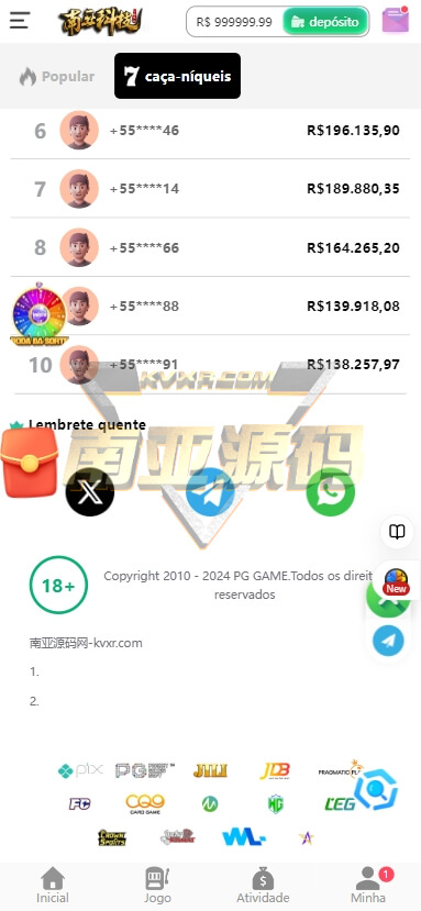 PG GAME源码/巴西本土赌场/巴西pg游戏/巴西博彩论坛/巴西PG源码搭建