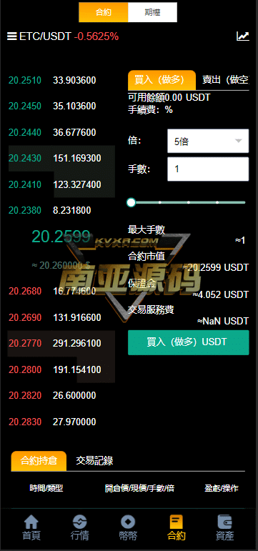 YaBi交易所源码/多语言海外交易所/币币交易所/合约交易所/期权交易所/HTML前端纯源码