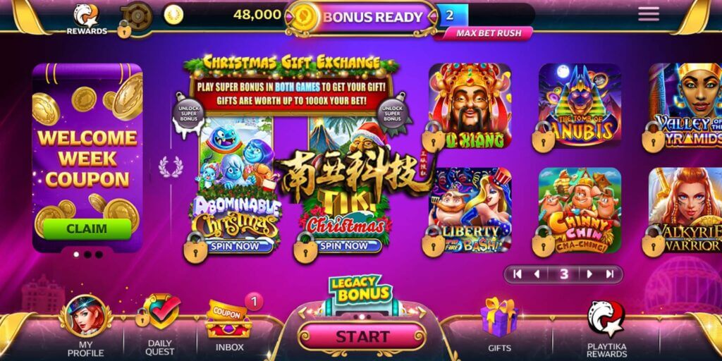 Caesars Slots老虎机棋牌全套源码/支持H5+APP端/带充值接口/300多款子游戏