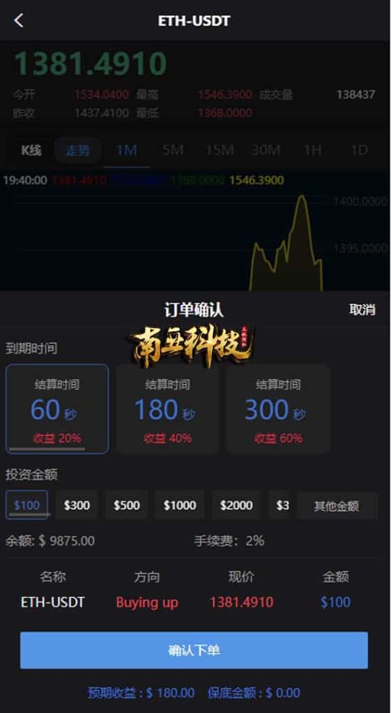 新版多语言convex finance微交易系统/虚拟币交易/秒合约微盘/时间盘源码