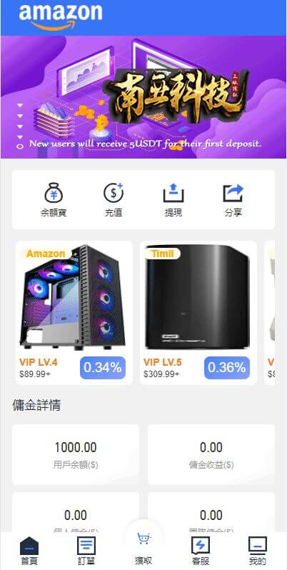 amazon多语言海外抢单刷单源码/订单自动匹配系统/前端uinapp