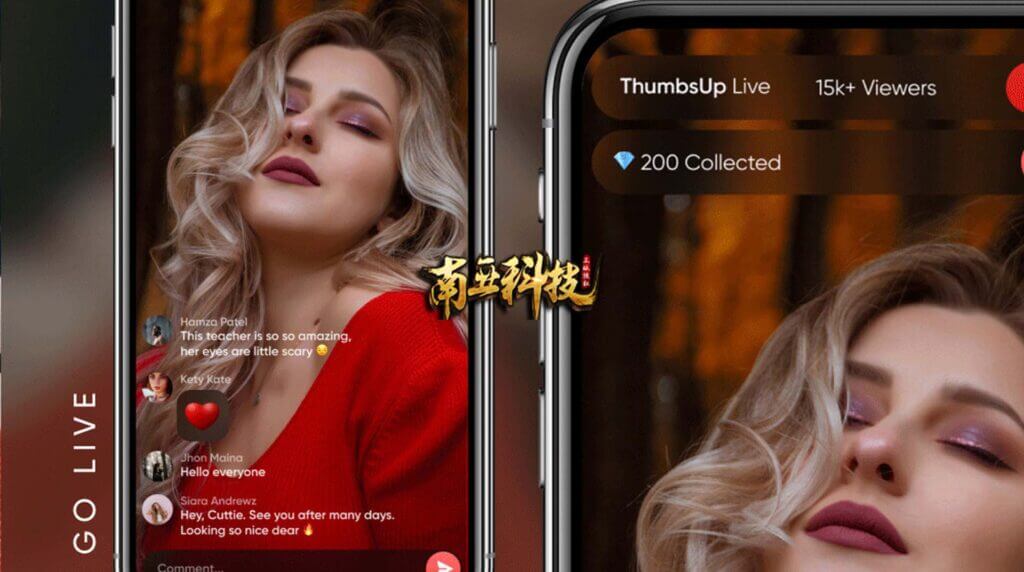 仿海外TikTok抖音APP源码/ThumbsUp短视频直播APP源码/抖音短视频源码