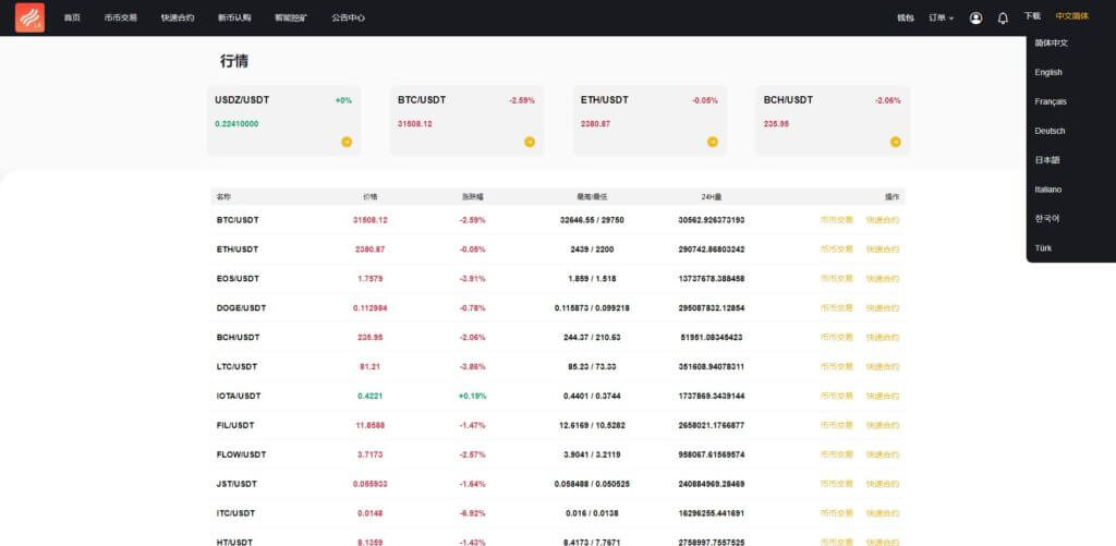 多语言Bitrue交易所源码/币币交易/区块链矿机系统/多语言交易所源码